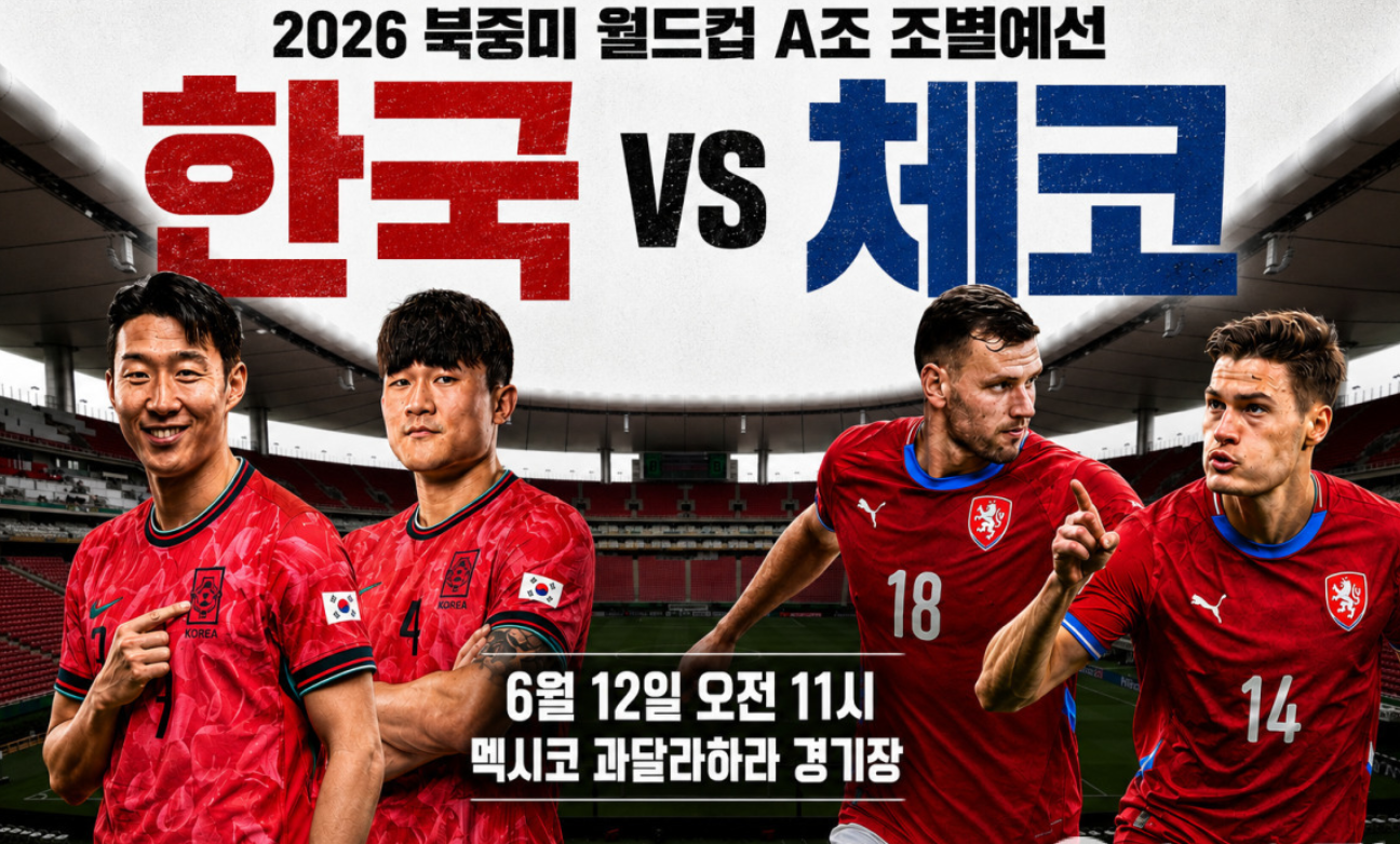 한국 체코 월드컵 경기 결과 하이라이트