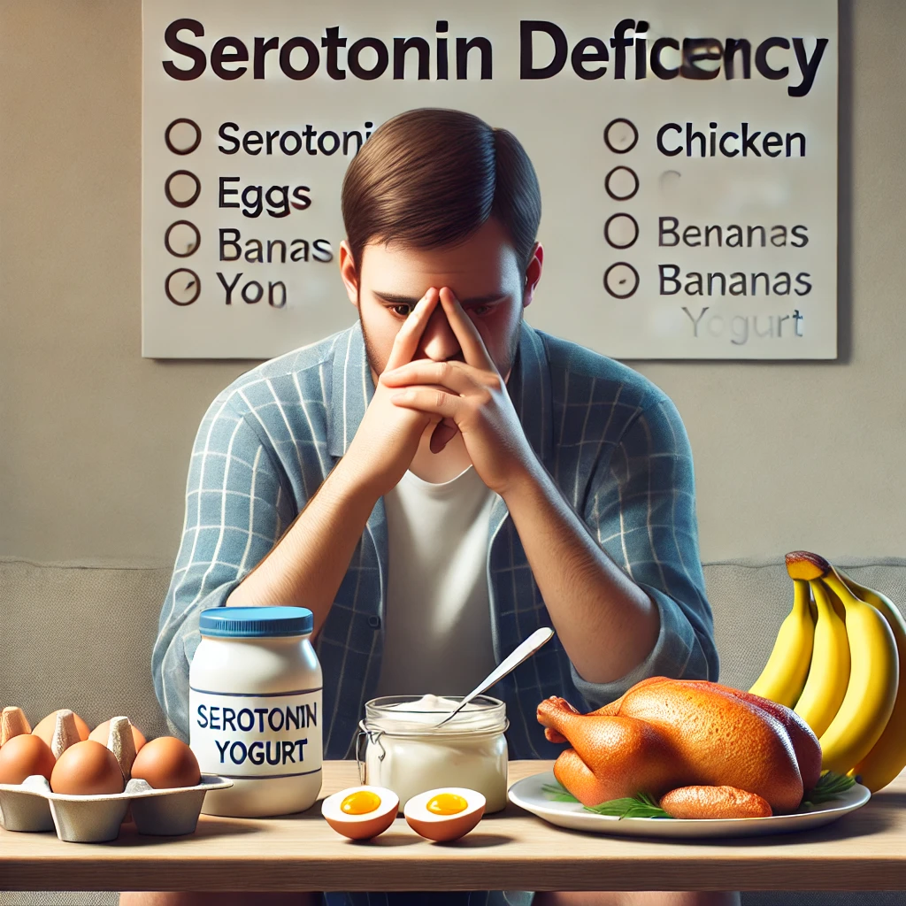 세로토닌 부족으로 인한 기억력 저하와 불안감, 식욕 감정조절 어려움
