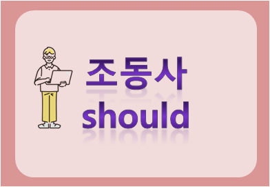 조동사 should