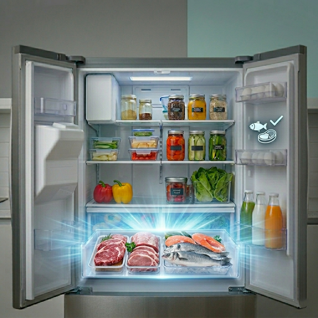 냉장고 육류생선 보관