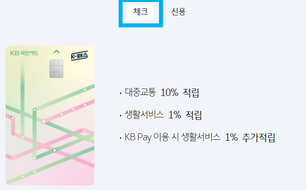 K패스 카드사별 혜택 국민2