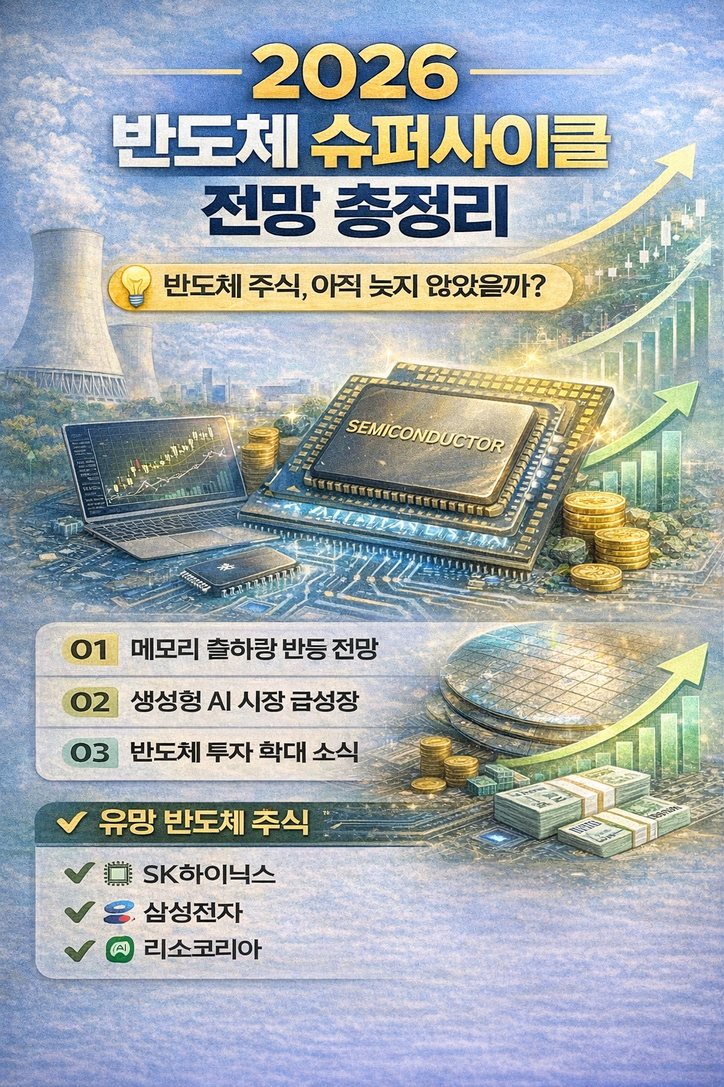 2026 반도체 슈퍼사이클 전망 총정리 ❘ 반도체 주식, 아직 늦지 않았을까?