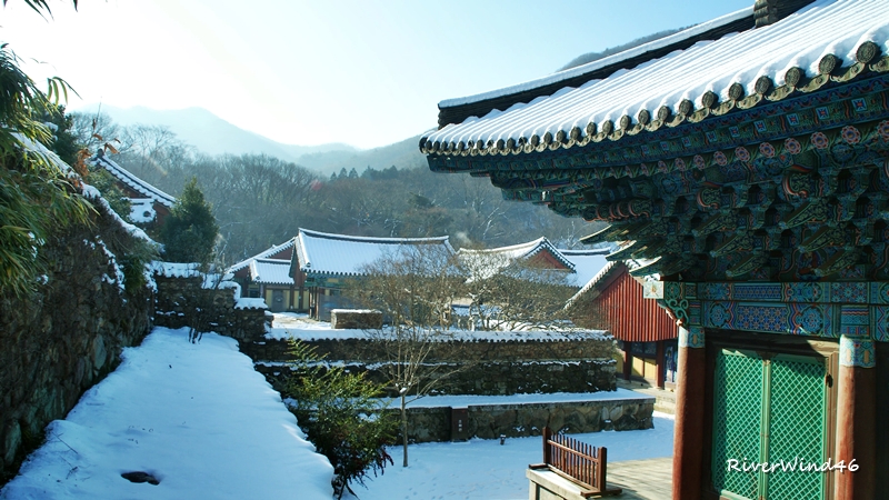 송광사 설경(松廣寺 雪景)