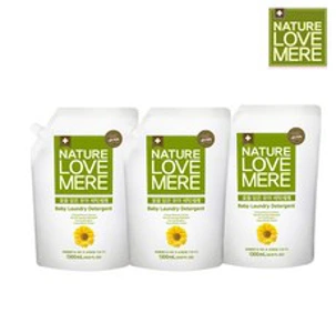네이쳐러브메레 국화 리필 유아 세제, 1300ml, 3개