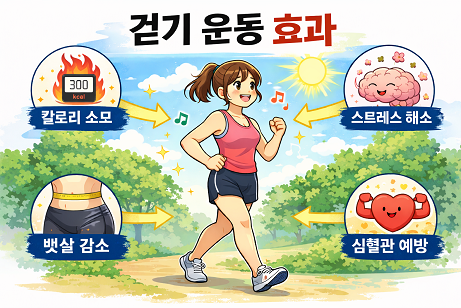 걷기 운동 효과 제대로 알기