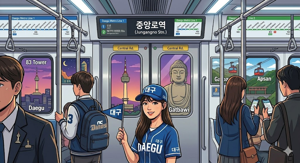 대구 지하철 2호선 첫차 막차 시간표