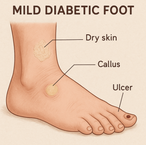 당뇨합병증 당뇨족부괴사 관련 사진