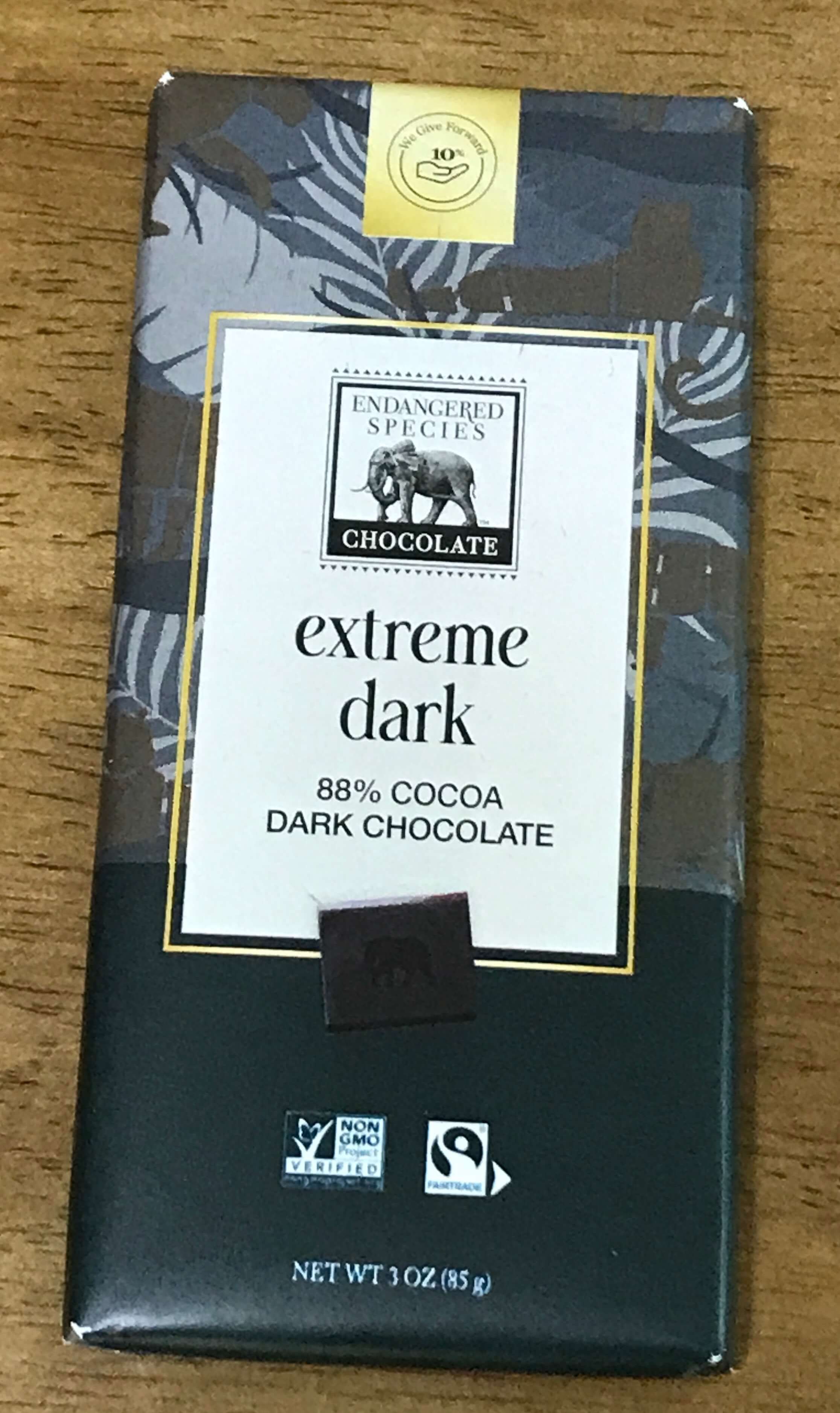 88% 다크초콜릿 포장지