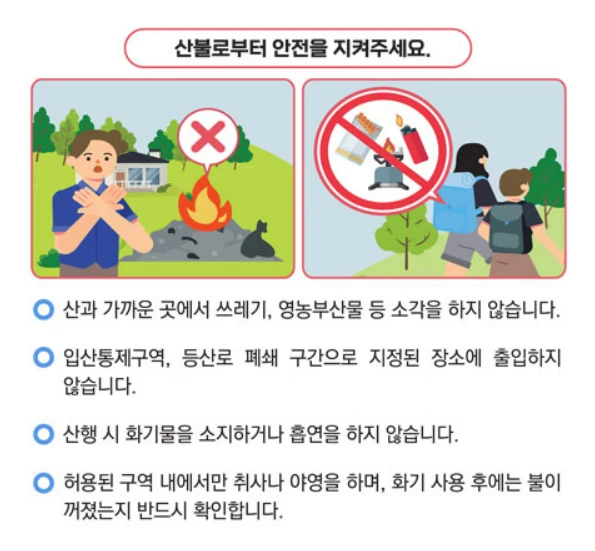 실시간 산불 현황 지도 보는 방법