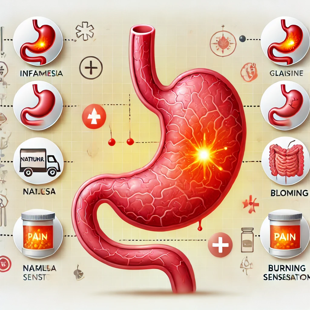 위염을 표현한 이미지