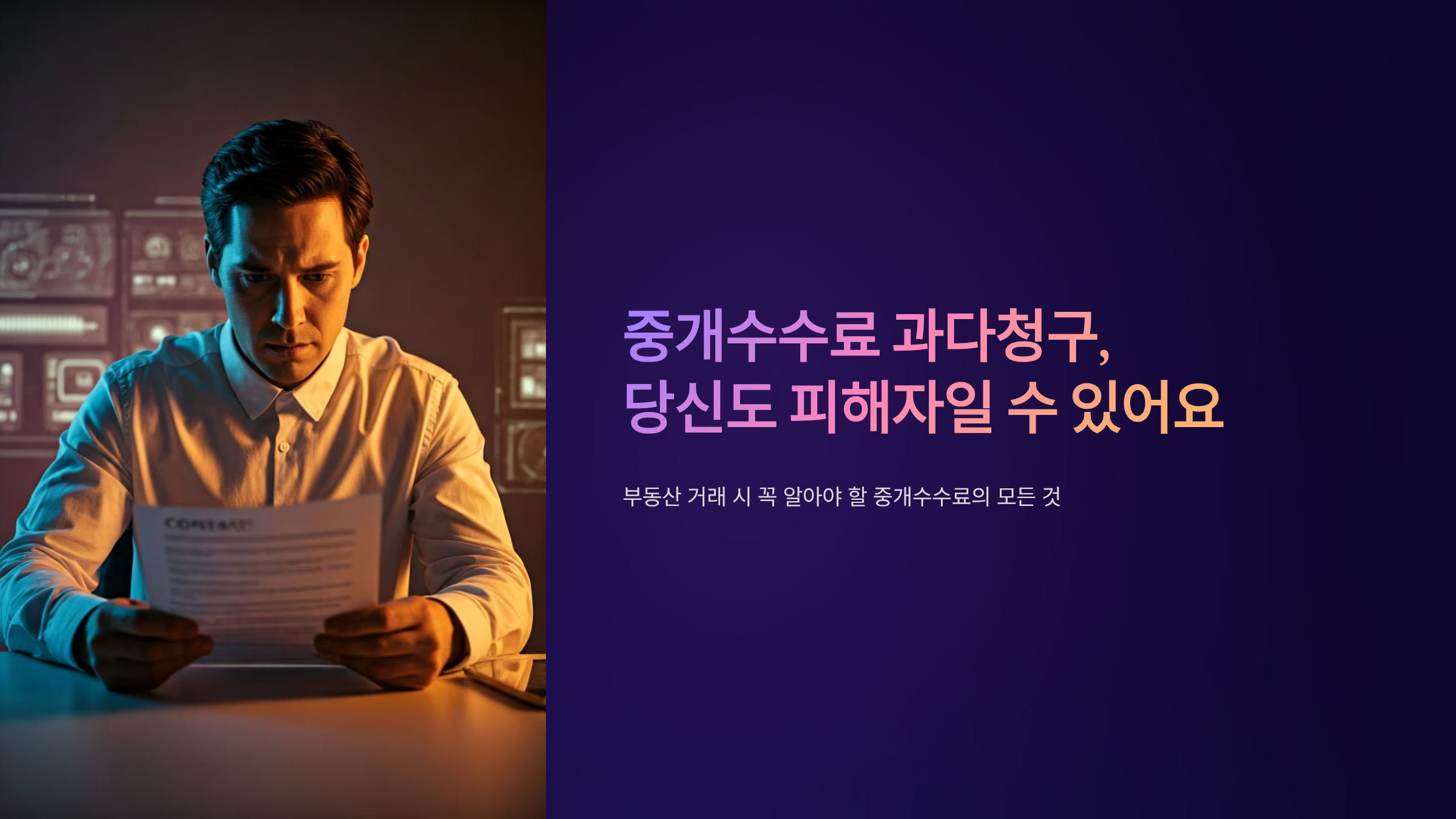 부동산 중개수수료 상한선, 몰랐다가 수백만원 손해 보는 이유 💸