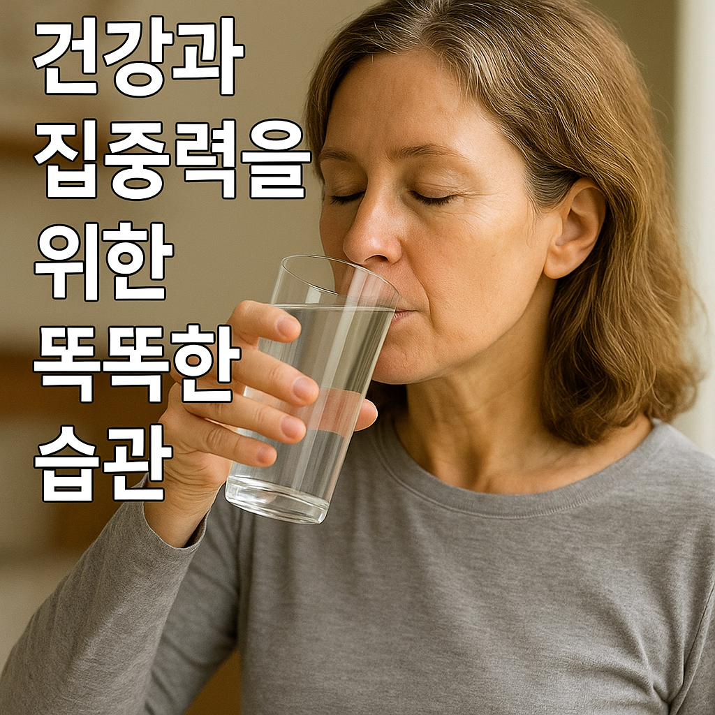 집중력을 위한 똑똑한 습관