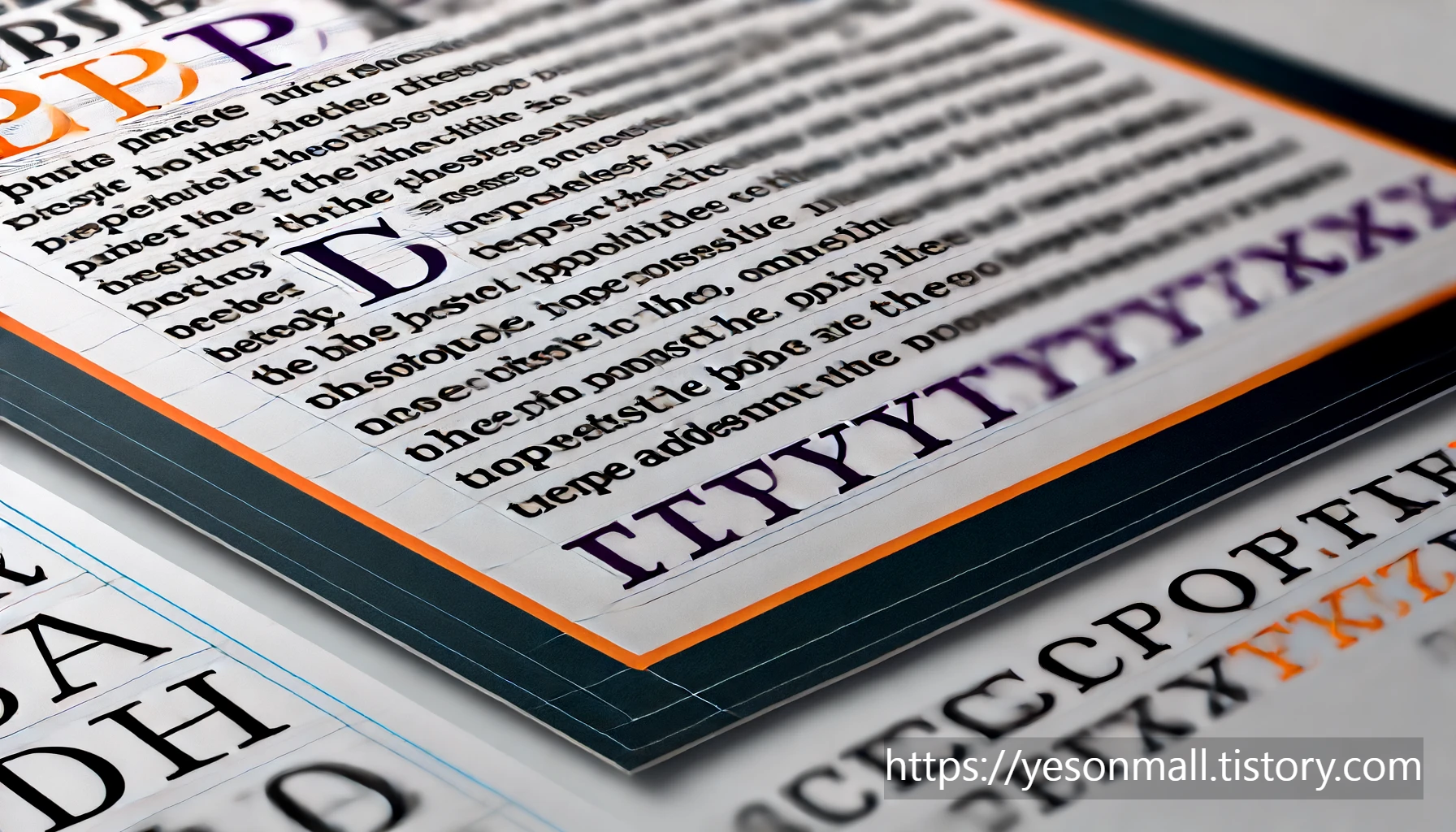 트루타입 글꼴과 오픈타입 글꼴의 차이점