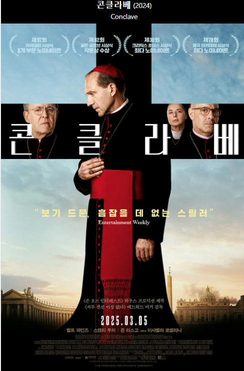 영화 '콘클라베' 포스터