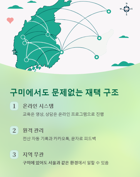 구미에서도 문제없는 재택 구조