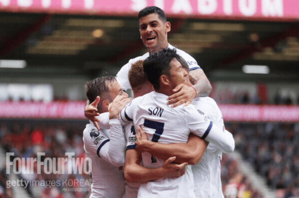 토트넘, 본머스 원정에서 2-0 승리! 메디슨과 쿨루셉스키의 골로 2연승 달성