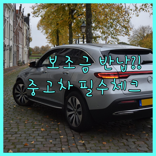 전기차 보조금 의무운행 기간 규정 및..