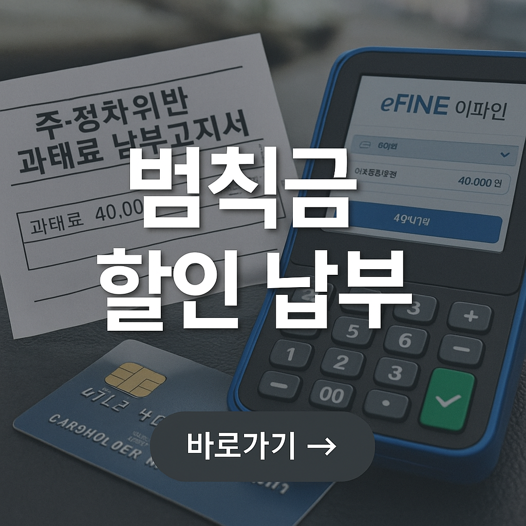 범칙금 할인납부