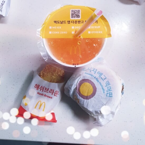 소세지-에그-맥머핀-세트-사진