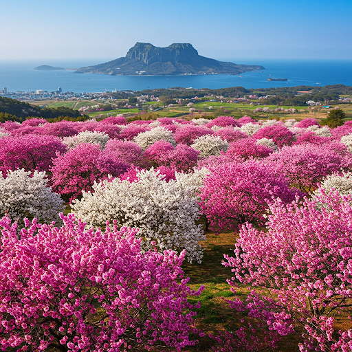 제주도 벚꽃