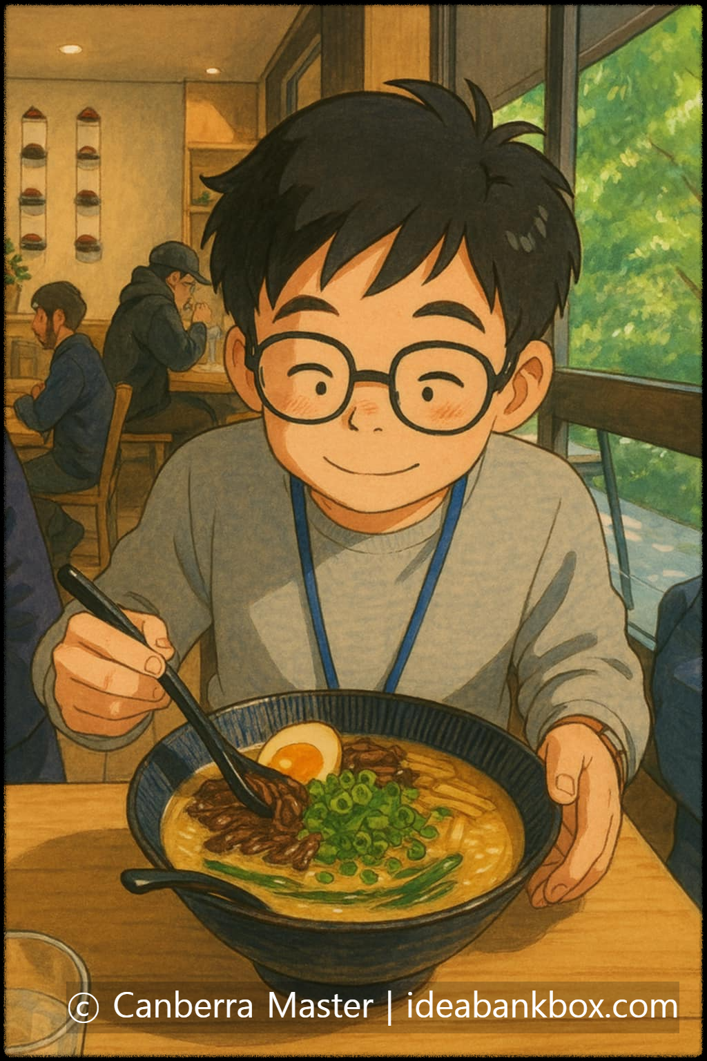 지브리스타일 라멘오