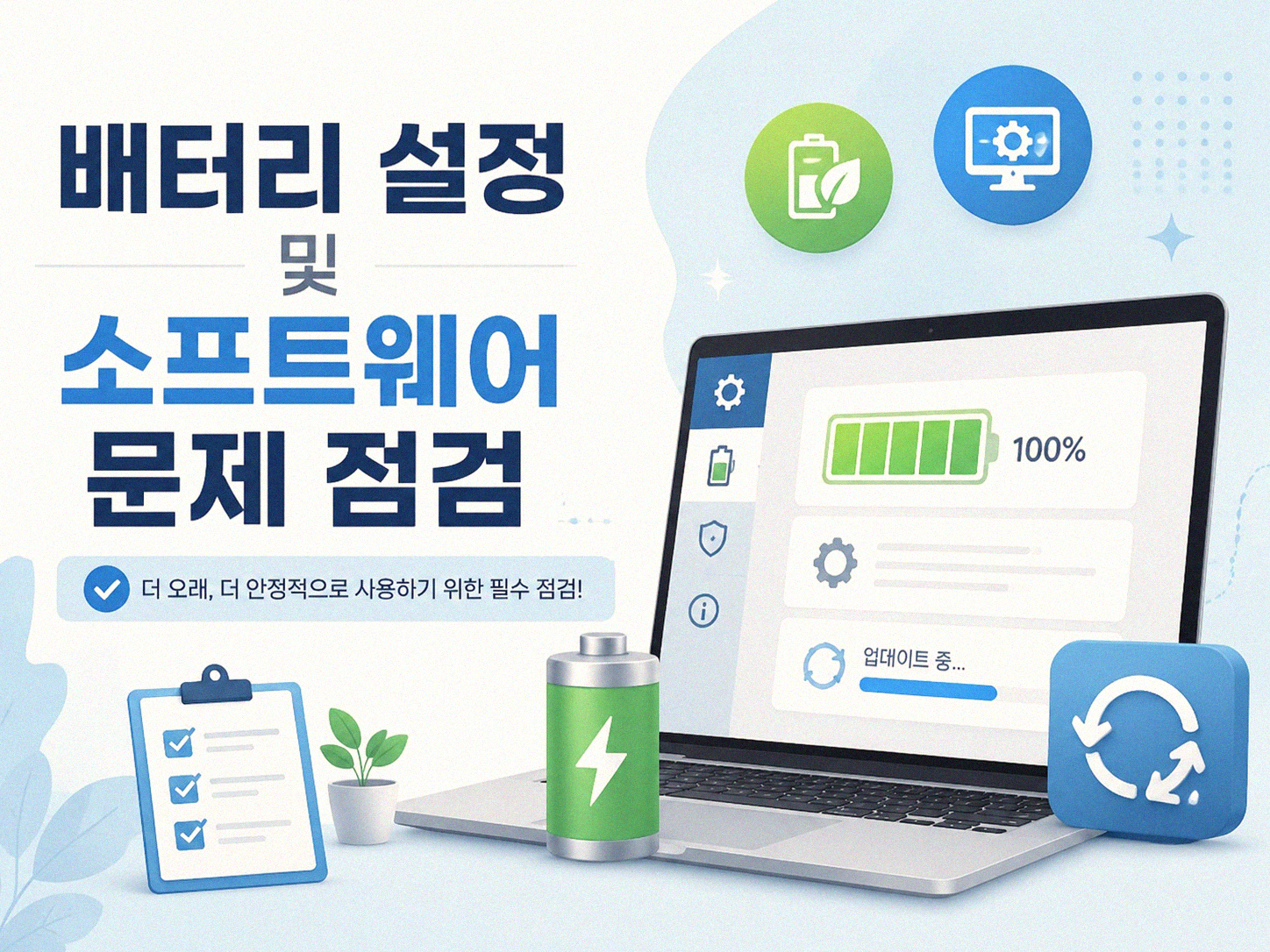 노트북 배터리 충전 안 될 때 어떻게 하셨나요