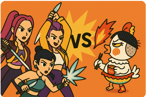 농심 케데헌 콜라보 vs 삼양식품 불닭볶음면 경쟁 격화