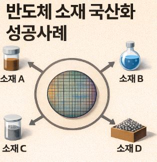 반도체 소재 국산화 성공사례 관련 사진