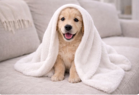 겨울철 강아지 감기 예방 관련 사진