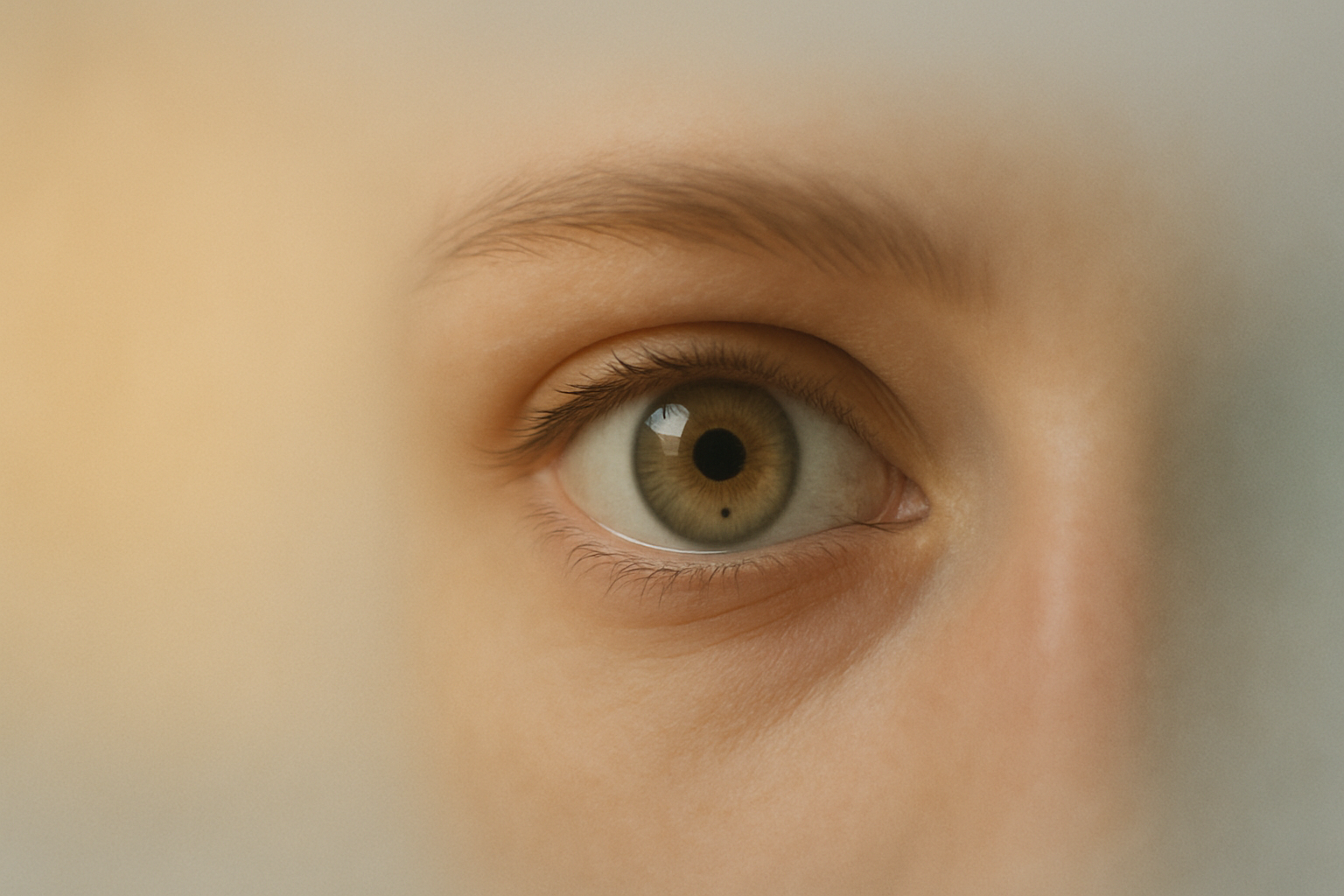 눈앞에 실오라기가 떠다니며 시야가 뿌옇게 보이는 이미지