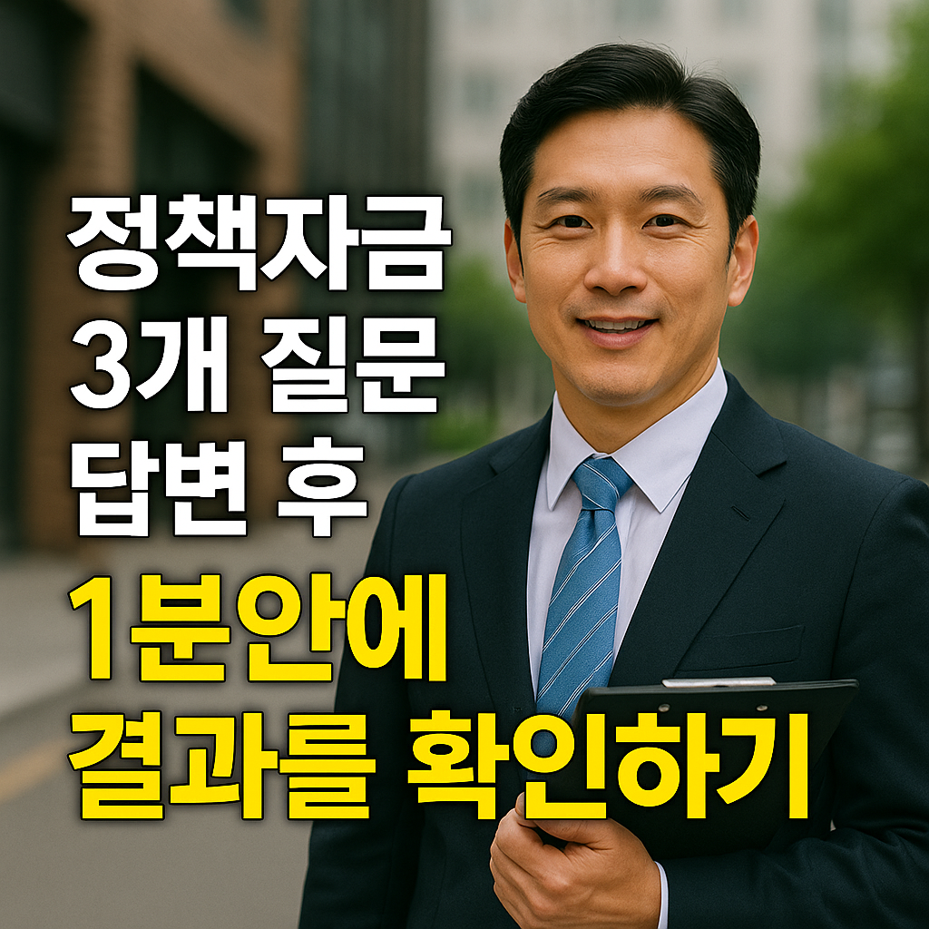 1분 안에 소상공인 대출 결과 확인하기
