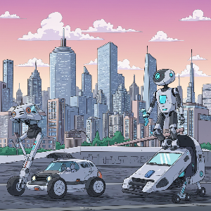 AI 로봇: 스마트 시티