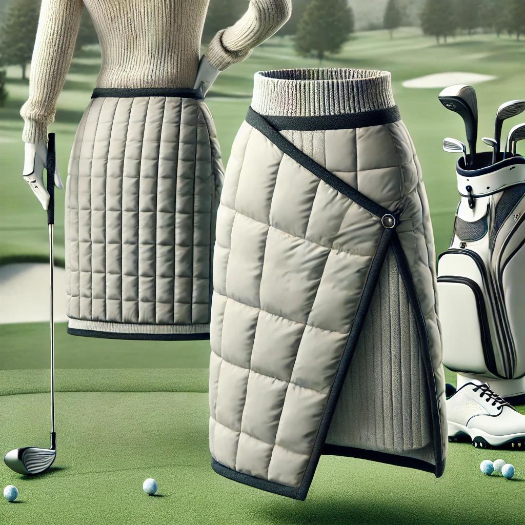 여성 골프 패딩 랩스커트
