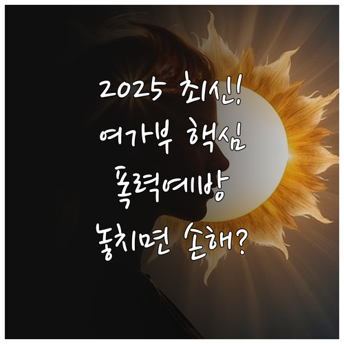 국민 안전망 2025년 여성가족부 폭..