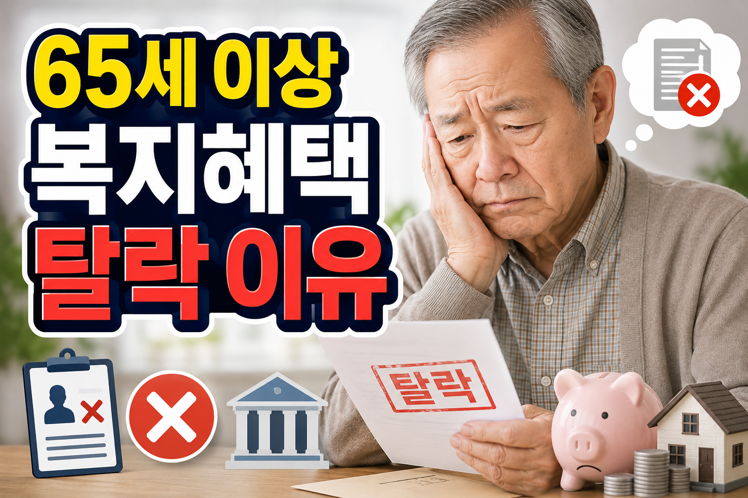 65세 이상 복지혜택 탈락 이유 총정리｜기초연금&middot;노인복지 못 받는 의외의 기준 관련 사진