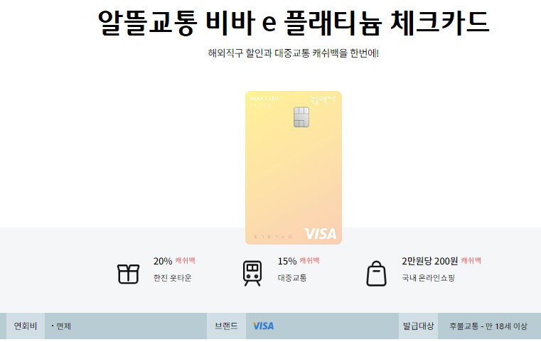 알뜰교통카드 마일리지, 사용절차, 체크카드 신한카드, 우리카드, 하나카드