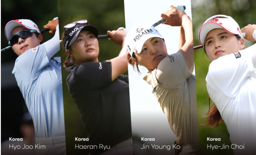 한화 인터내셔널크라운 참가 선수 확정...세계랭킹 톱10 전원 참가