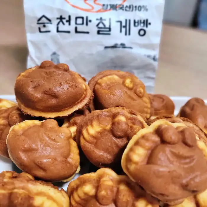 생방송 투데이 순천 와온해변 웃장 칠게빵 맛집