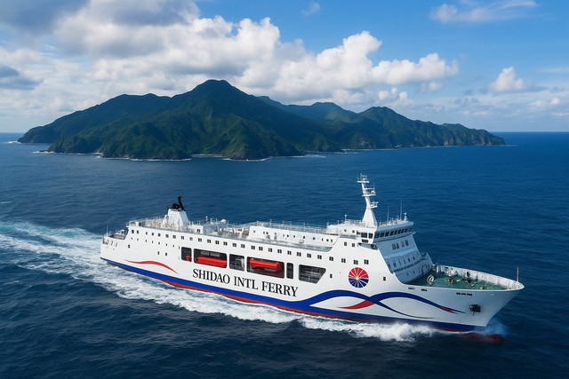 울릉도 크루즈 사진