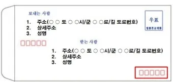 편지봉투 주소 작성법 올바른 쓰기 방법 예시 포함_13
