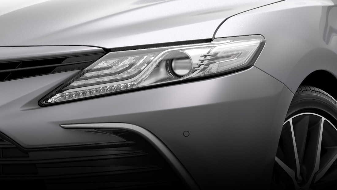 도요타 캠리 8세대 페이스리프트 22년형 모델 전면헤드라이트 사진