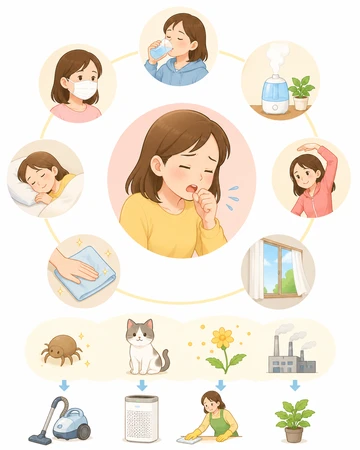 기침 가래 완화 생활 관리 방법 설명6