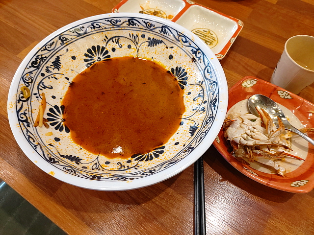 빈 짬뽕 그릇