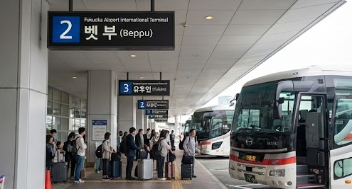 후쿠오카 버스 탑승 위치