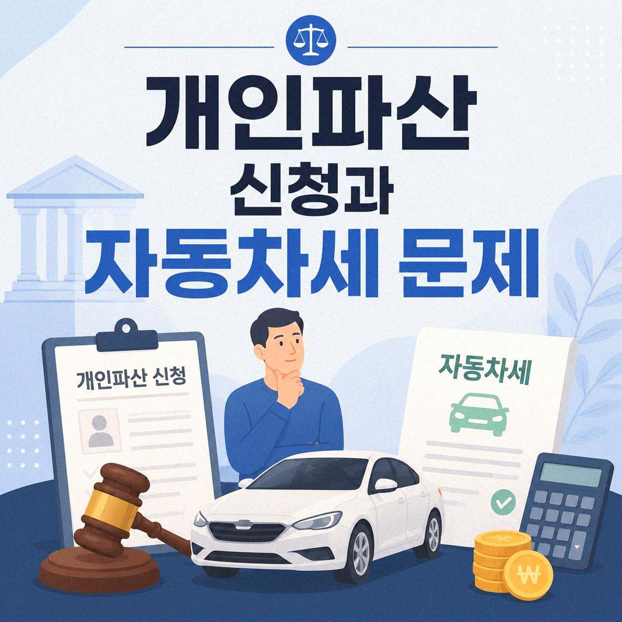개인파산 신청 시 자동차세 처리 방법과 궁금증