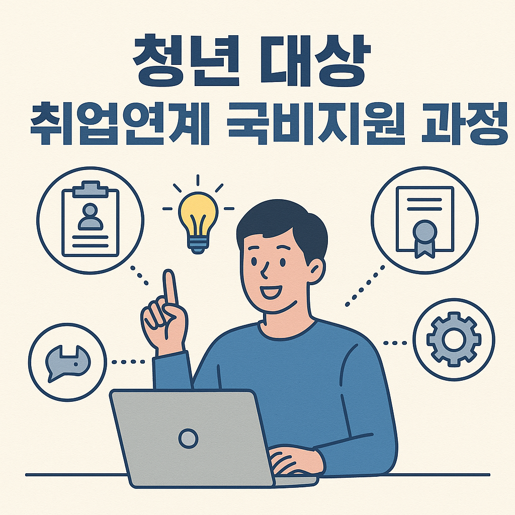 청년 취업 연계 국비지원 과정 완전 정리: 국민내일 배움 카드, 청년취업역량프로그램, K‑디지털 아카데미 등