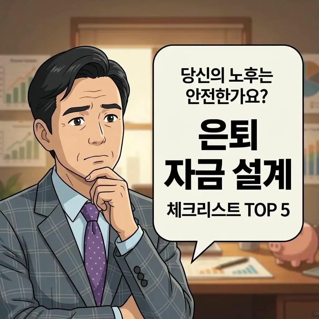 2026 은퇴 자금 설계 실패 없는 체크리스트 안내 아바타 이미지
