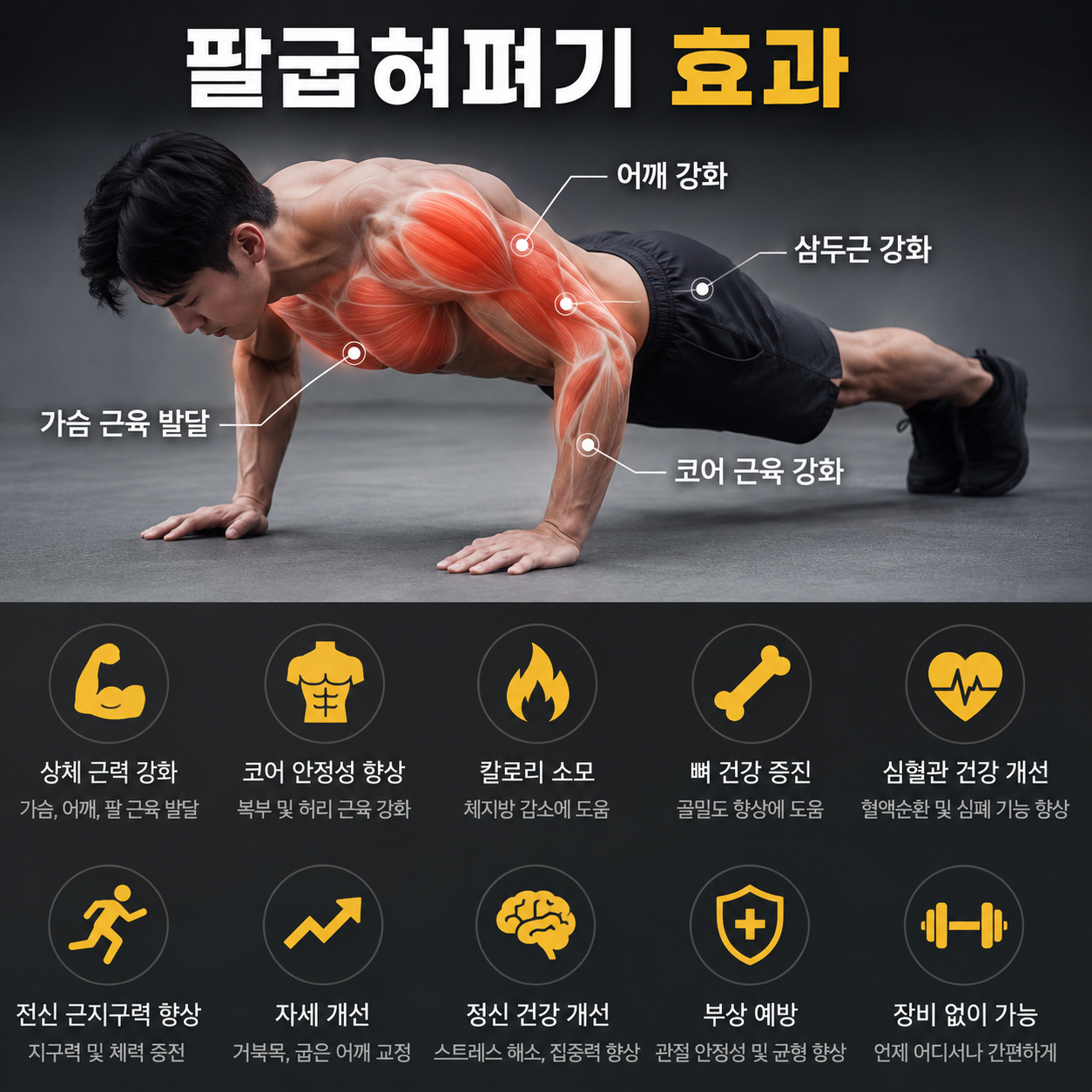 팔굽혀펴기 효과