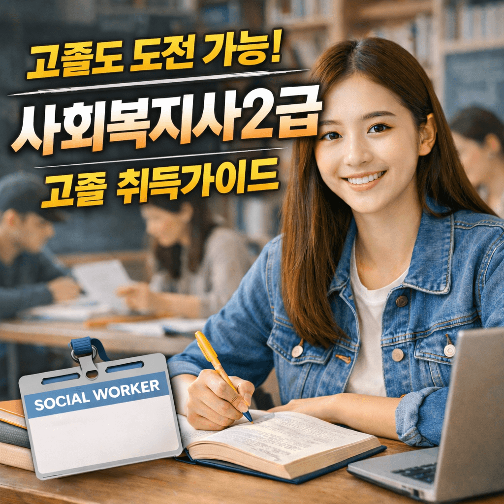 고졸도 가능한 사회복지사2급 자격증, 학점은행제로 단기간 취득하기