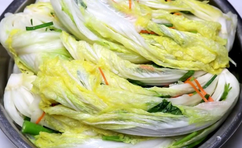 백김치 담그기